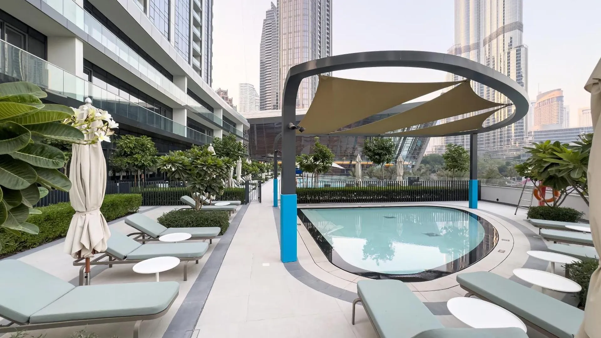 Aparthotel Luxury 1Br 5Min To Dubai Mall Burj Khalifa View From Pool