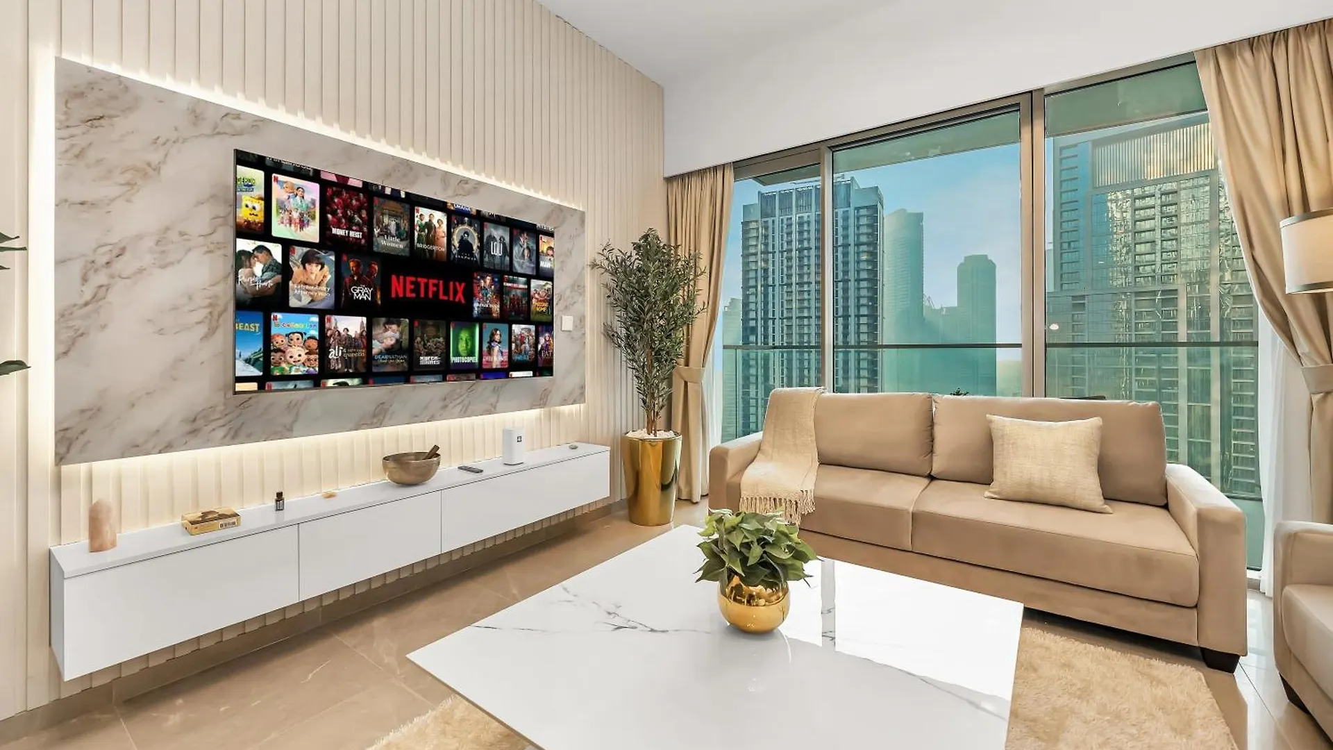 Luxury 1Br 5Min To Dubai Mall Burj Khalifa View From Pool Aparthotel