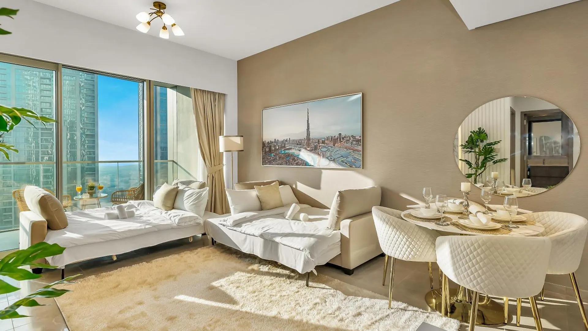 Luxury 1Br 5Min To Dubai Mall Burj Khalifa View From Pool
